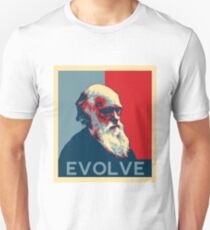 Charles Darwin Evolve Evolution Unisex T-Shirt