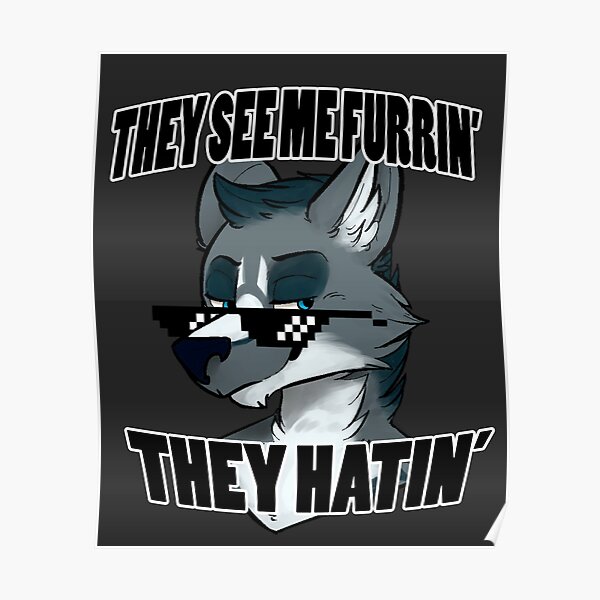 Me ven Furrin 'They Hatin' - Lobo Póster