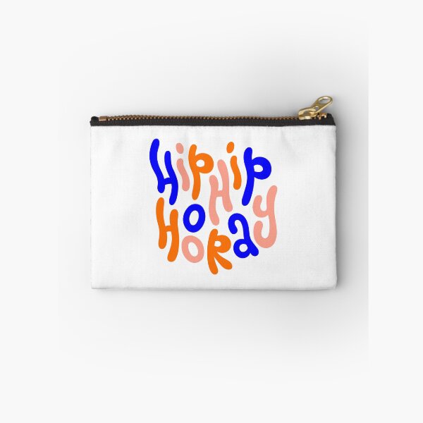 Item preview, hip hip hooray colorful motivational statement quote designed and sold by TrueType.