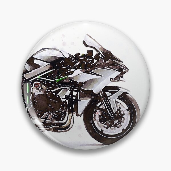 Item preview, Watercolor Sport Motorcycle H2R - original artwork by Vart. designed and sold by vartstudio.