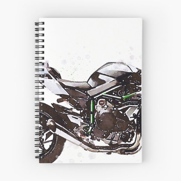 Item preview, Watercolor Sport Motorcycle H2R - original artwork by Vart. designed and sold by vartstudio.