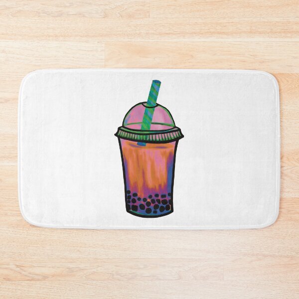Item preview, Sunset Boba Tea Illustration designed and sold by ZaraRoza.