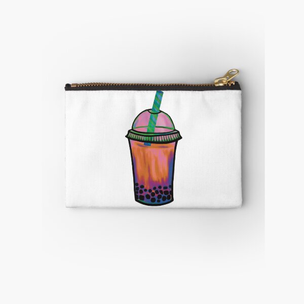 Item preview, Sunset Boba Tea Illustration designed and sold by ZaraRoza.