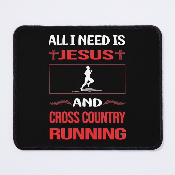 Item preview, Funny Jesus Cross Country Running XC designed and sold by DougPoulos.