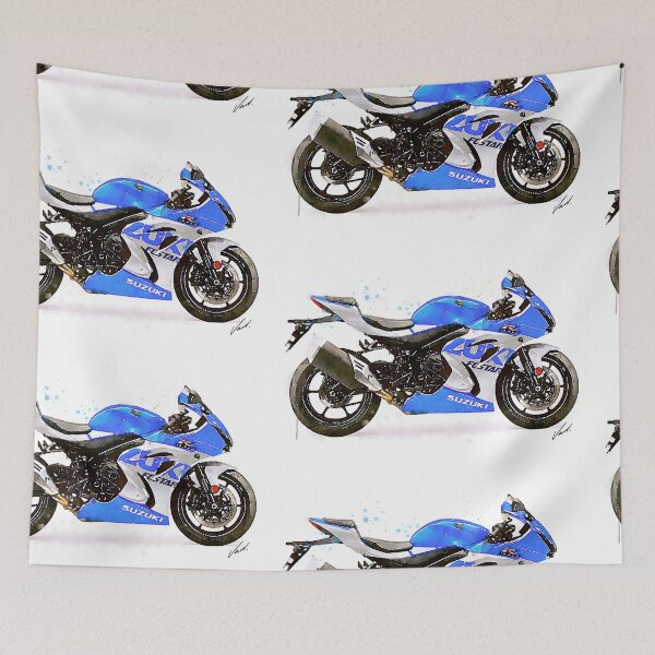 Item preview, Copy of Watercolor Sport Motorcycle GSX1000R - original artwork by Vart. designed and sold by vartstudio.