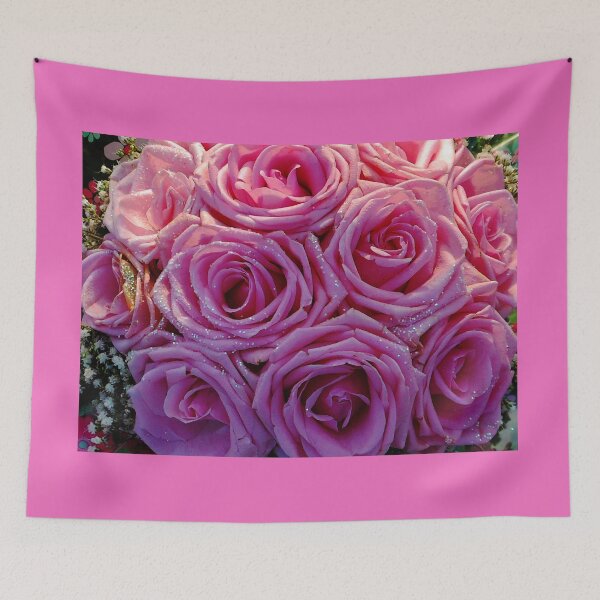 Item preview, Glistening Pink Roses designed and sold by SunriseRose.