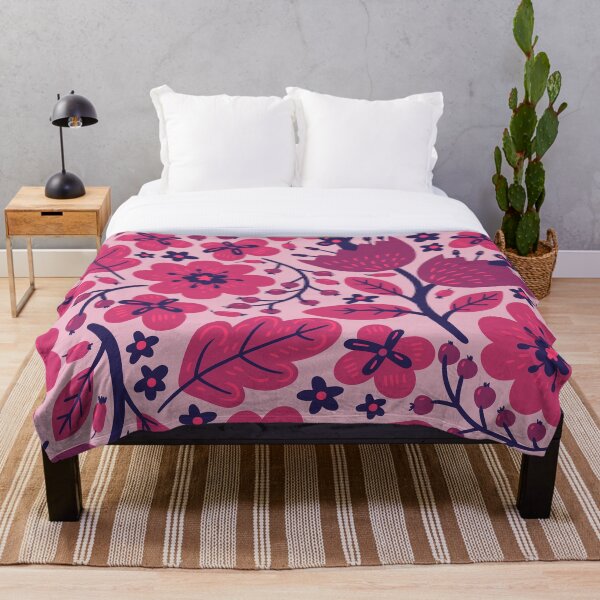 Item preview, Patrón floral rojo rosa designed and sold by CoolWallpapers.