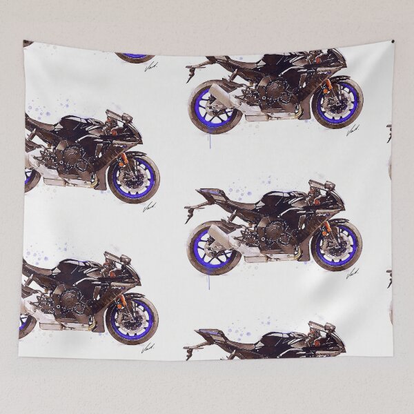 Item preview, Copy of Watercolor Sport Motorcycle R1M - original artwork by Vart. designed and sold by vartstudio.