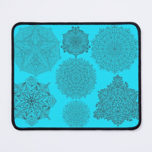 Item preview, Line Mandalas on Aqua designed and sold by RnssncCo.