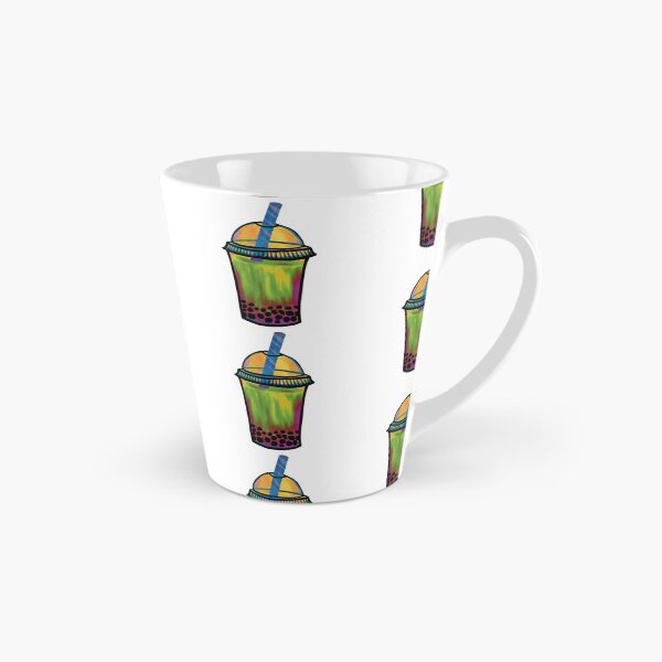 Item preview, Wild Forest Boba Milk Tea Illustration designed and sold by ZaraRoza.