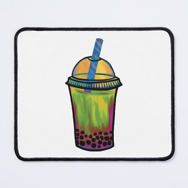 Item preview, Wild Forest Boba Milk Tea Illustration designed and sold by ZaraRoza.