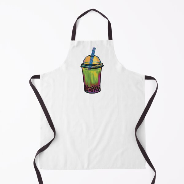 Item preview, Wild Forest Boba Milk Tea Illustration designed and sold by ZaraRoza.
