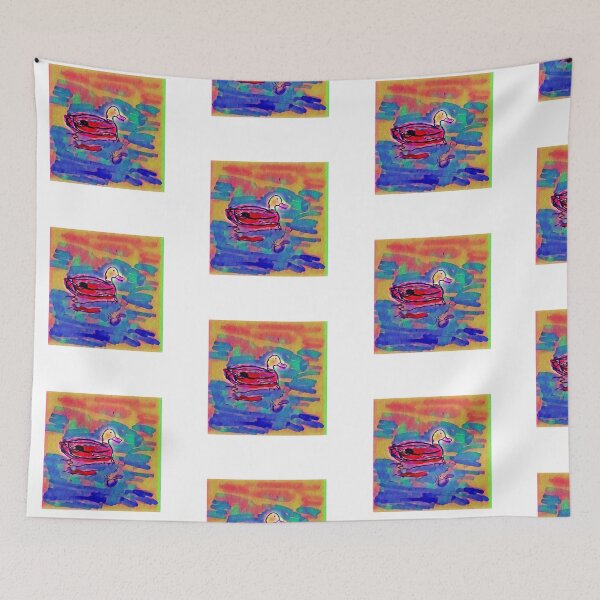 Item preview, Duck in water impressionist designed and sold by Jacinta hunt.