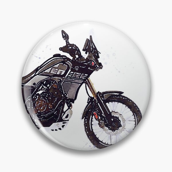 Item preview, Adventure Sport Motorcycle Tenere 700 black - original artwork by Vart. designed and sold by vartstudio.