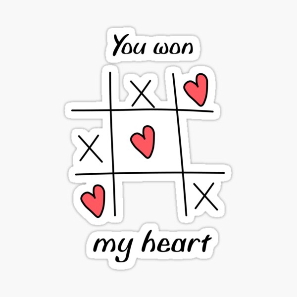 You Won My Heart Tic Tac Toe Hearts Svg Digital Svg C - vrogue.co