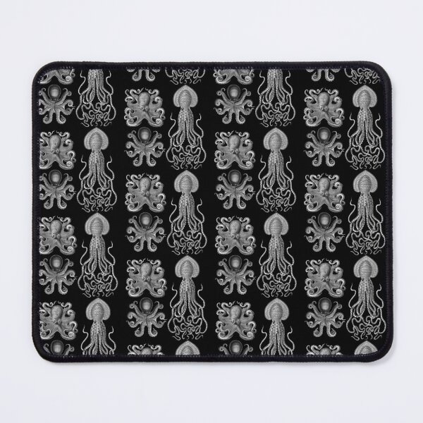 Item preview, Octopus Squid Kraken Art Tentacles Seashell Deep Sea Ocean Creatures Lover (Black & White, Multi Pack Sheet) designed and sold by Mechanical Whispers.