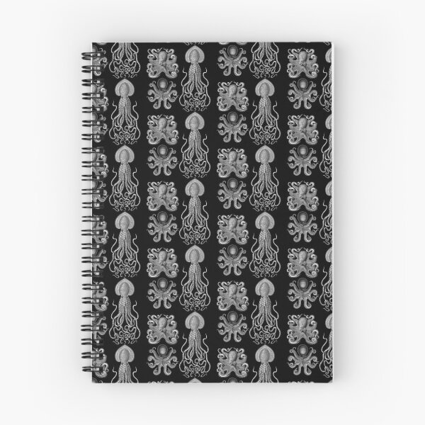 Item preview, Octopus Squid Kraken Art Tentacles Seashell Deep Sea Ocean Creatures Lover (Black & White, Multi Pack Sheet) designed and sold by Mechanical Whispers.