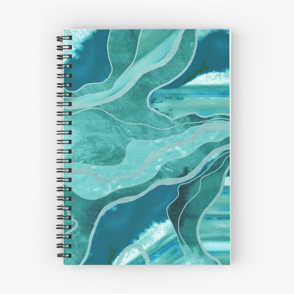 Item preview, Soft Turquoise Teal Marble Agate Glam #1 #decor #art designed and sold by Anita's & Bella's Art.