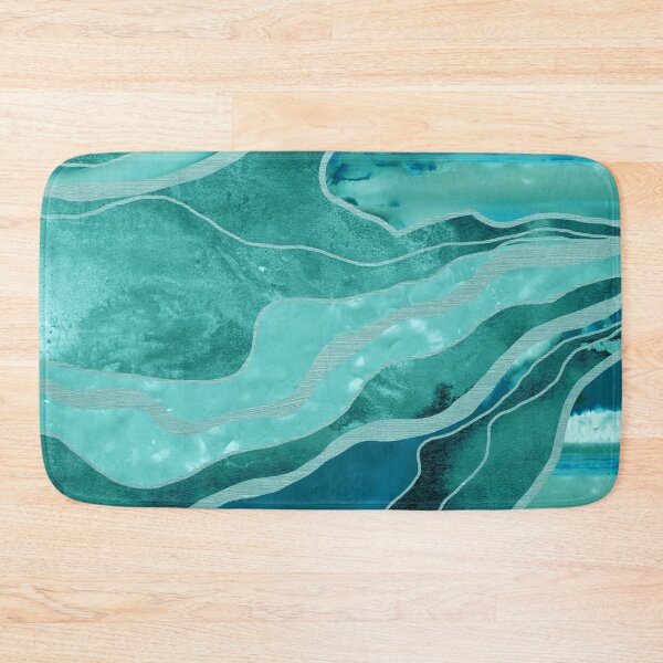 Item preview, Soft Turquoise Teal Marble Agate Glam #1 #decor #art designed and sold by Anita's & Bella's Art.
