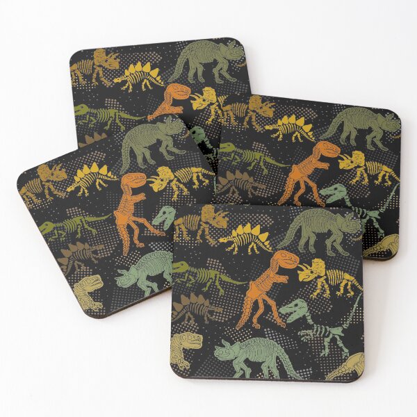 Item preview, The real reason dinosaurs became extinct - A  Fossil Dinosaur Print designed and sold by crazycollective.