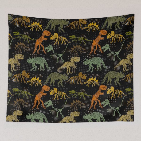 Item preview, The real reason dinosaurs became extinct - A  Fossil Dinosaur Print designed and sold by crazycollective.