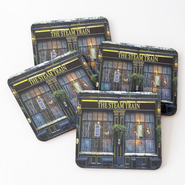 Item preview, Steam Train Pub designed and sold by Londonimages.