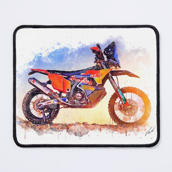 Item preview, Adventure Sport Motorcycle 450 RALLY - original watercolor by Vart. designed and sold by vartstudio.