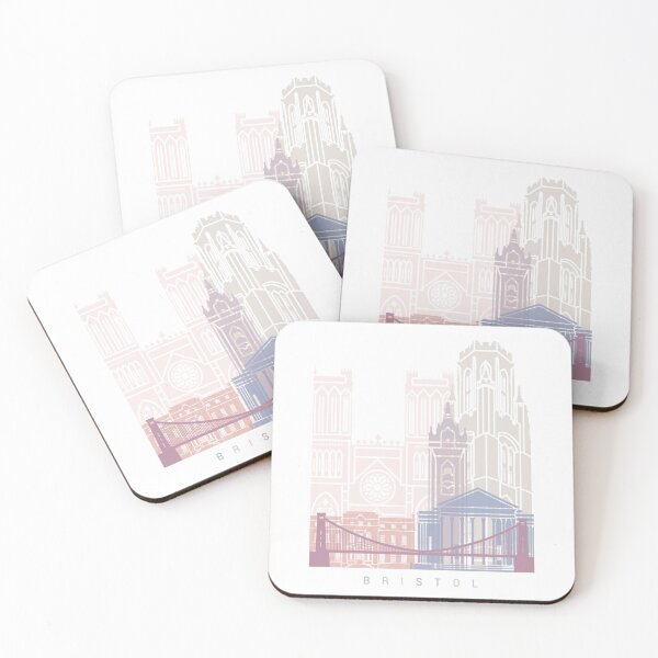 Item preview, Bristol skyline poster Pastel designed and sold by paulrommer.