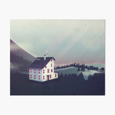 Castle in the Mountains Galeriedruck