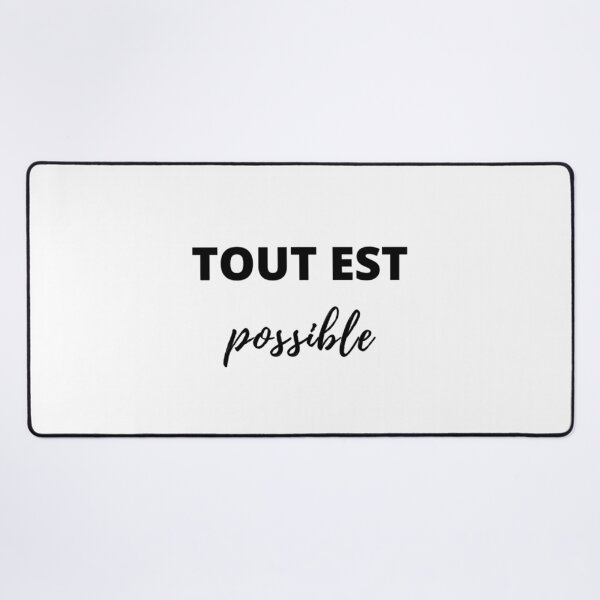 Item preview, Tout est Possible, Motivational, Inspirational, Everything is Possible, Magic, Believe designed and sold by Magic Love Art Print.