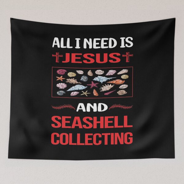 Item preview, Funny Jesus Seashell Collecting Seashells Sea Shell Shells Shelling designed and sold by FifineCroteau.