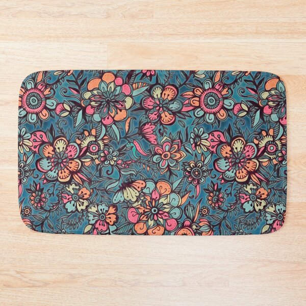 Item preview, Sweet Spring Floral - melon pink, butterscotch & teal designed and sold by micklyn.