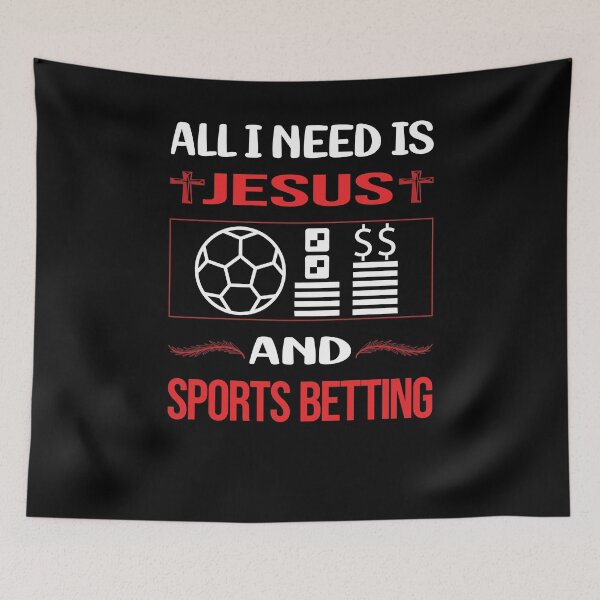 Item preview, Funny Jesus Sports Betting designed and sold by FifineCroteau.