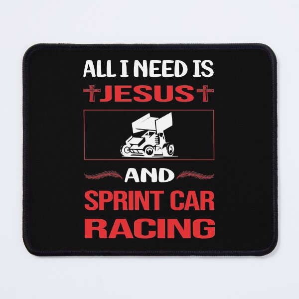 Item preview, Funny Jesus Sprint Car Cars Racing designed and sold by FifineCroteau.