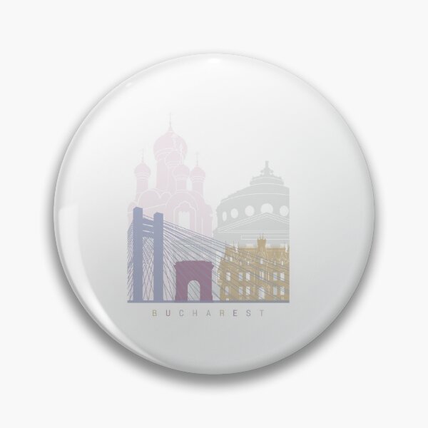 Item preview, Bucharest skyline poster Pastel designed and sold by paulrommer.