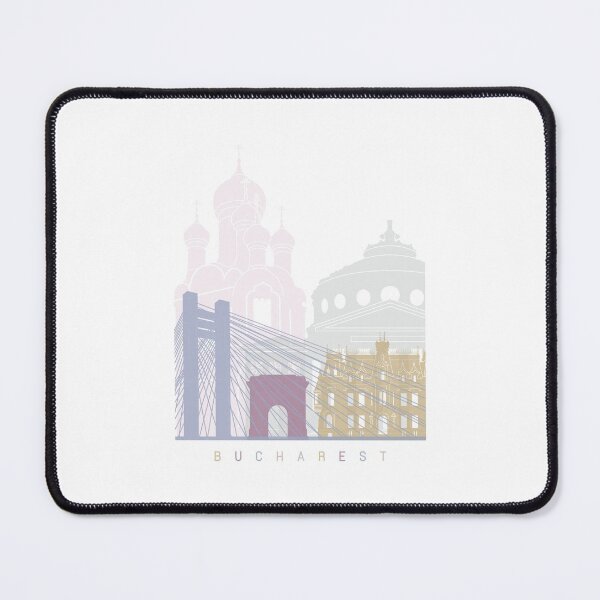 Item preview, Bucharest skyline poster Pastel designed and sold by paulrommer.