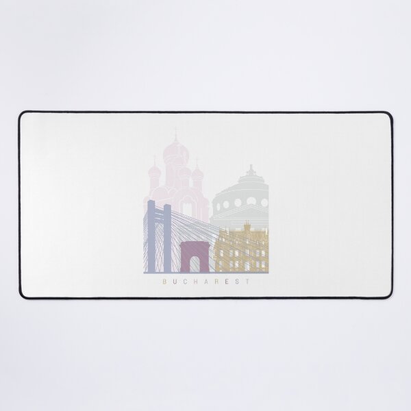 Item preview, Bucharest skyline poster Pastel designed and sold by paulrommer.