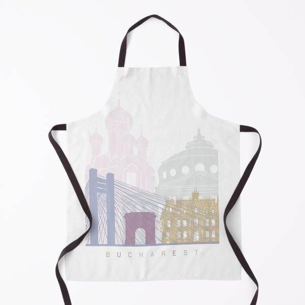 Item preview, Bucharest skyline poster Pastel designed and sold by paulrommer.