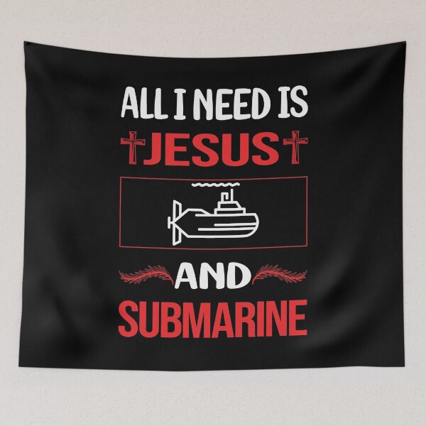 Item preview, Funny Jesus Submarine designed and sold by FifineCroteau.