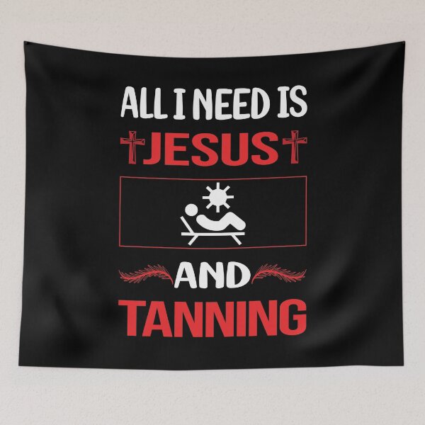 Item preview, Funny Jesus Tanning designed and sold by FifineCroteau.