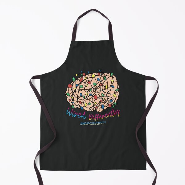 Artikelvorschau, Anders verdrahtet - Neurodiversität / Neurodivergenz / Inklusivität Multi Color Brain entworfen und verkauft von MJDezigns.