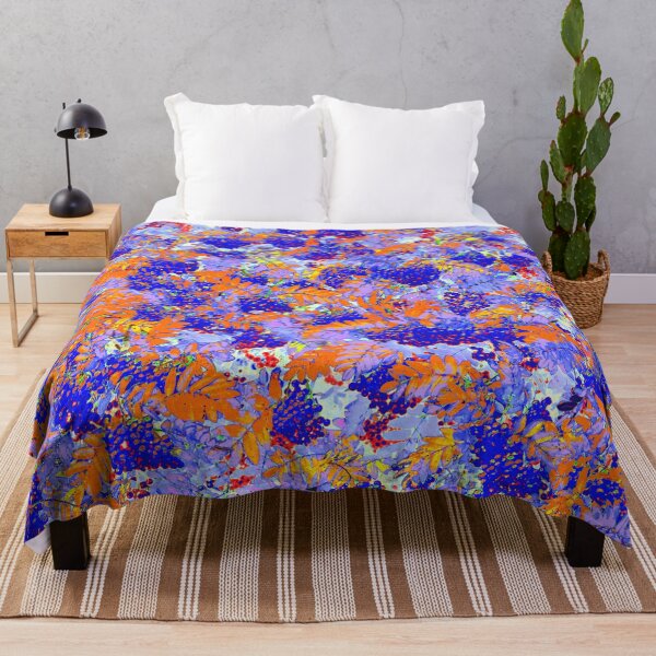 Item preview, Floral Motives with Multicolored Rowan Berries and Leaves designed and sold by IraNiva.