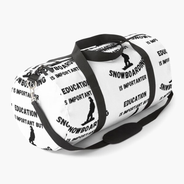 Item preview, Education Is Important But Snowboarding Is Importanter Snowboarder designed and sold by LuckyKermit.