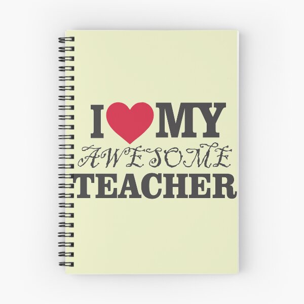 Item preview, I love my awesome teacher designed and sold by IllustrateJAK.