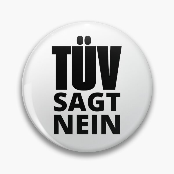 Item preview, TUV sagt nein Sticker designed and sold by trendingatees.