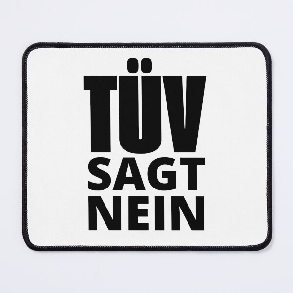 Item preview, TUV sagt nein Sticker designed and sold by trendingatees.