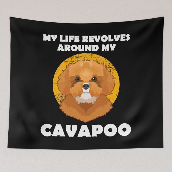 Item preview, My Life Revolves Around My Cavapoo Dog Parent Pet Lover product designed and sold by jakehughes2015.