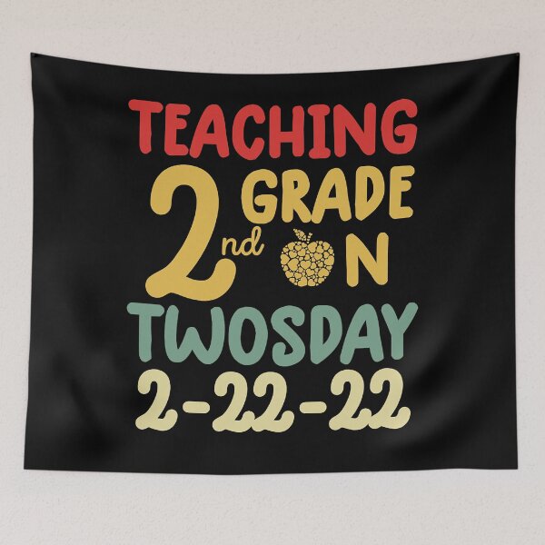 Item preview, 2nd grade teacher  tee teaching 2nd grade on twosday  designed and sold by SamirBeydoun.