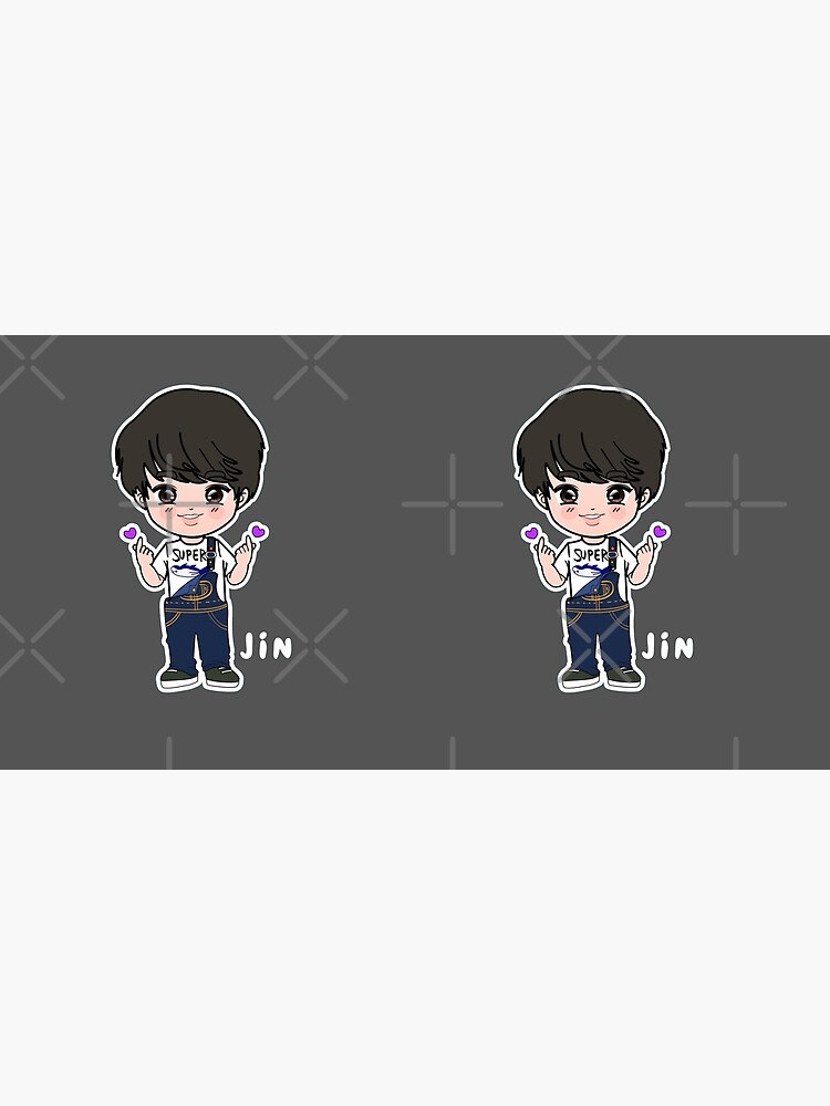 Thumbnail 5 von 5, Mauspad, Jin Super-Thunfisch-Lied | Kim Seokjin | ARMEE-Geschenk designt und verkauft von NattyTees.
