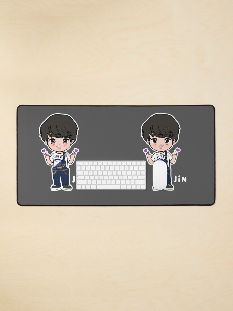 Thumbnail 1 von 5, Mauspad, Jin Super-Thunfisch-Lied | Kim Seokjin | ARMEE-Geschenk designt und verkauft von NattyTees.